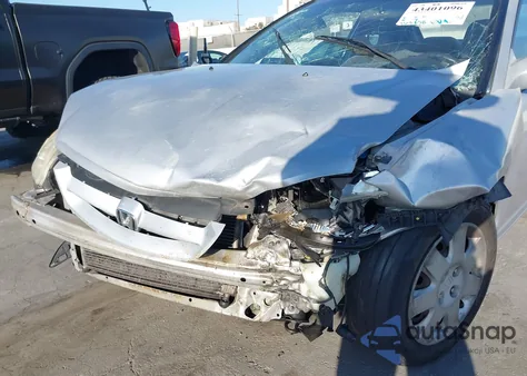 2001 Honda Civic Ex from USA, damaged, VIN 1HGEM219X1L110610